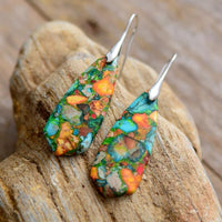 Imperial Jasper Earrings | Unique Gemstone Jewellery-State of Style