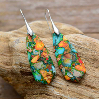 Imperial Jasper Earrings | Unique Gemstone Jewellery-State of Style