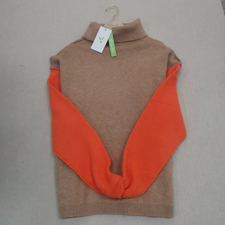 Impressive Color Block Knitted Sweater - AutumnVibe-S (36/38)-State of Style