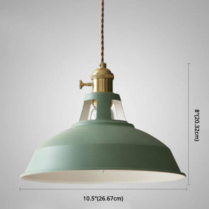 Industrial Retro Pendant Lamp - IronGlow-Green-State of Style