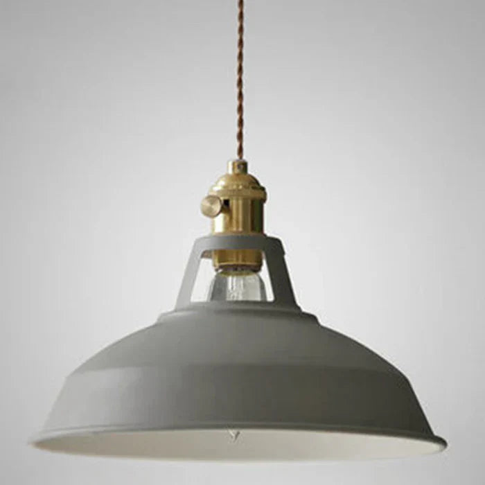 Industrial Retro Pendant Lamp - IronGlow-Grey-State of Style