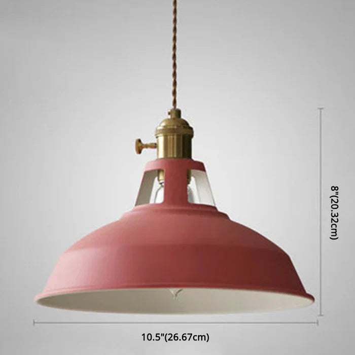 Industrial Retro Pendant Lamp - IronGlow-Red-State of Style