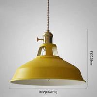Industrial Retro Pendant Lamp - IronGlow-Yellow-State of Style