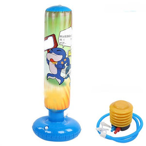 Inflatable Kids' Punch Bag – PunchyPal-With Foot Pump-Dolphin-State of Style