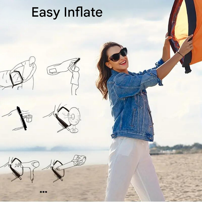 Inflatable Lounge Chair - BreezeLounger-Blue-State of Style