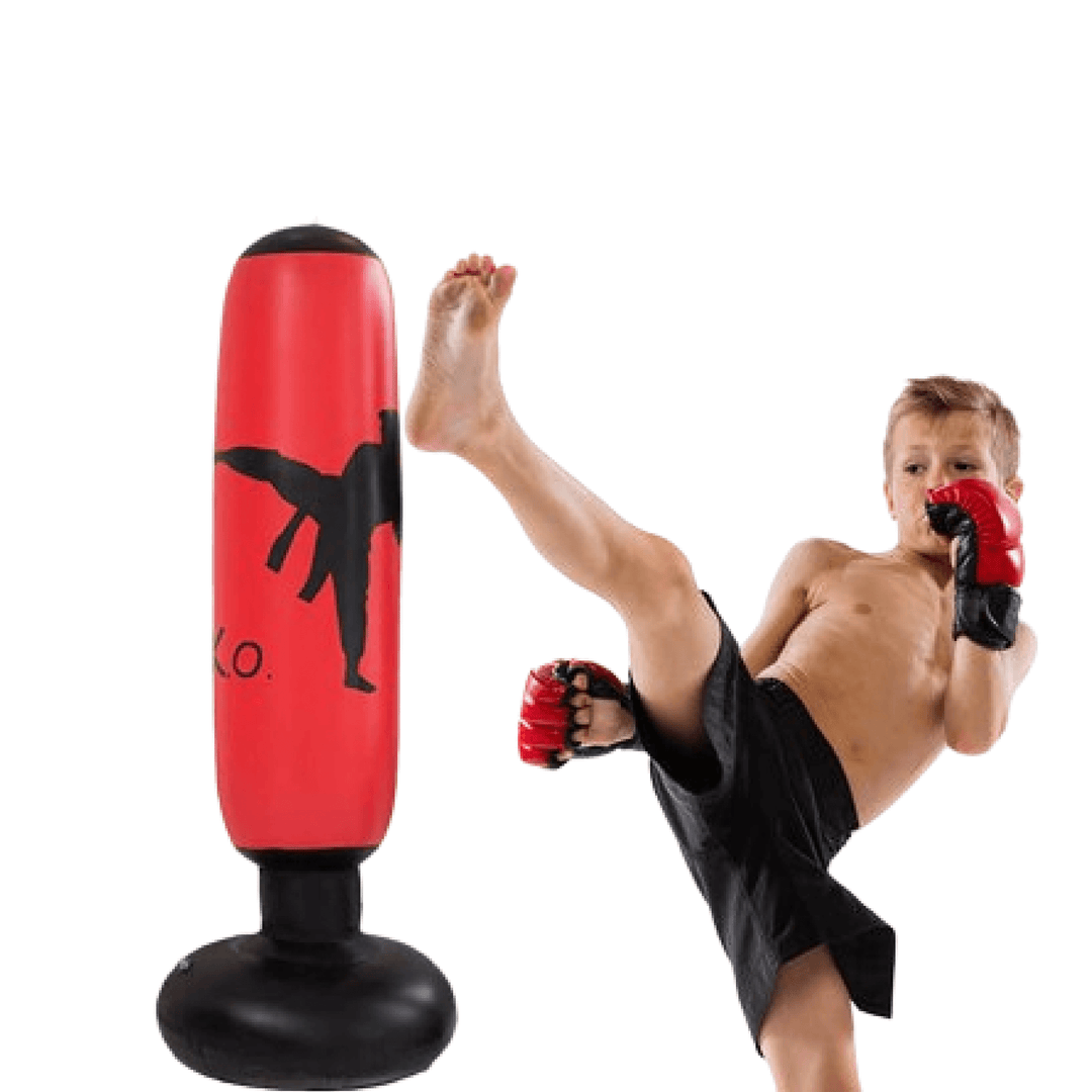 Inflatable Punching Bag - ImpactPro Punch Tower-Red-State of Style