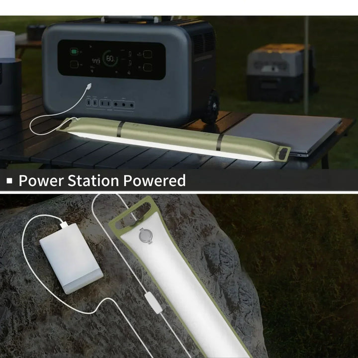 Inflatable Solar LED Tube Light - LumiGlow Pro-4000 mAh-State of Style
