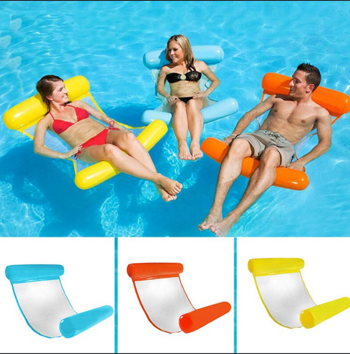 Inflatable Water Hammock – Floatella-Orange-State of Style