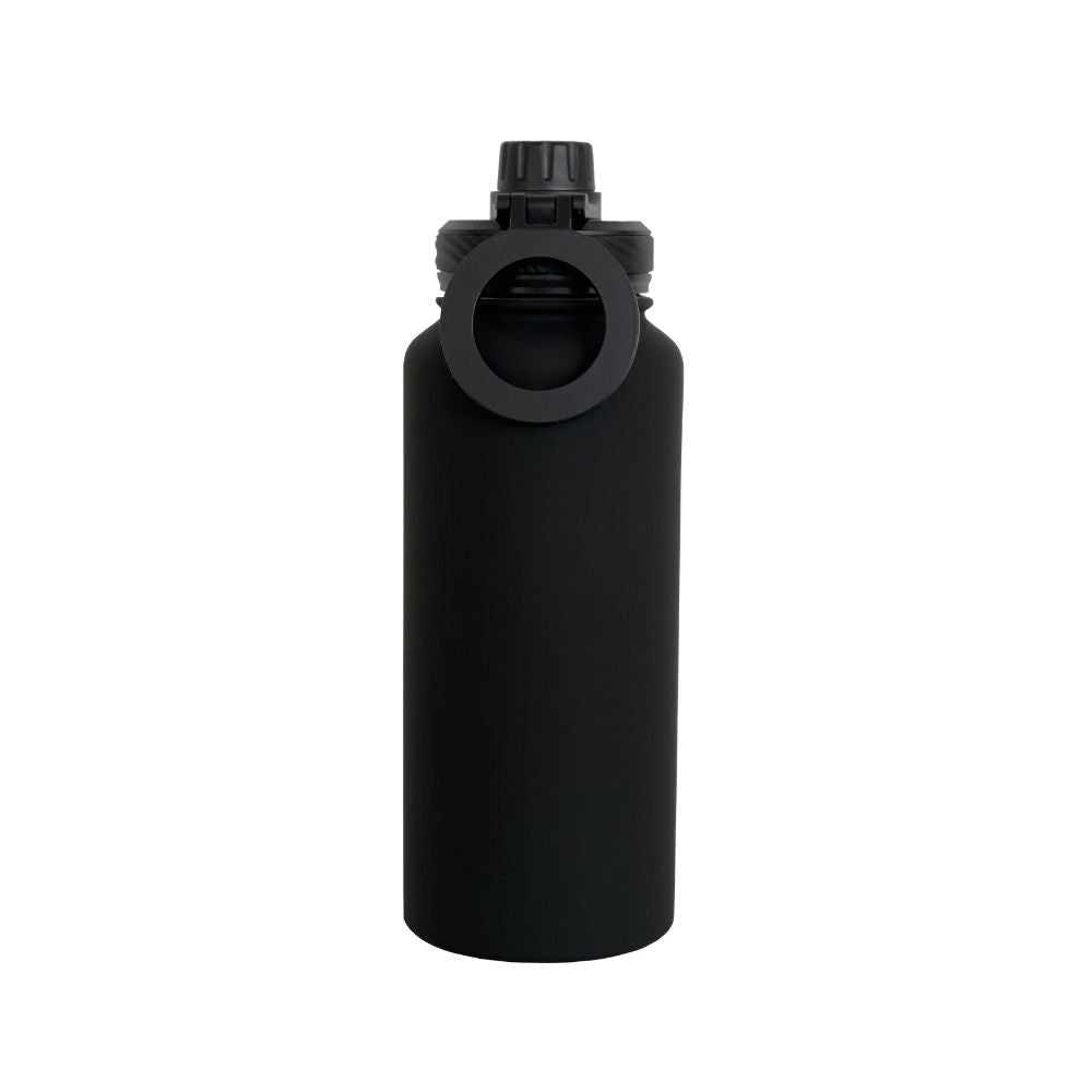 Innovative Water Bottle with Magnetic Ring - HydroSnap-Black-L (1L)-State of Style