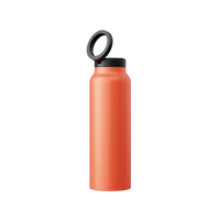 Innovative Water Bottle with Magnetic Ring - HydroSnap-Orange-M (720ml)-State of Style
