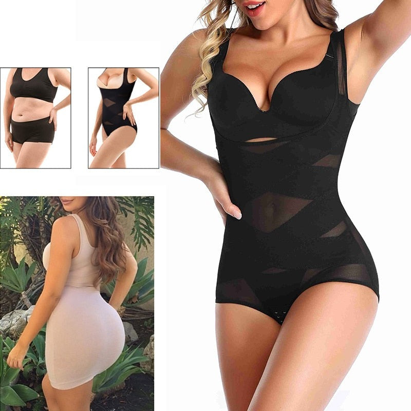 InShape | Women's Seamless Body Shaper-Black-M-State of Style