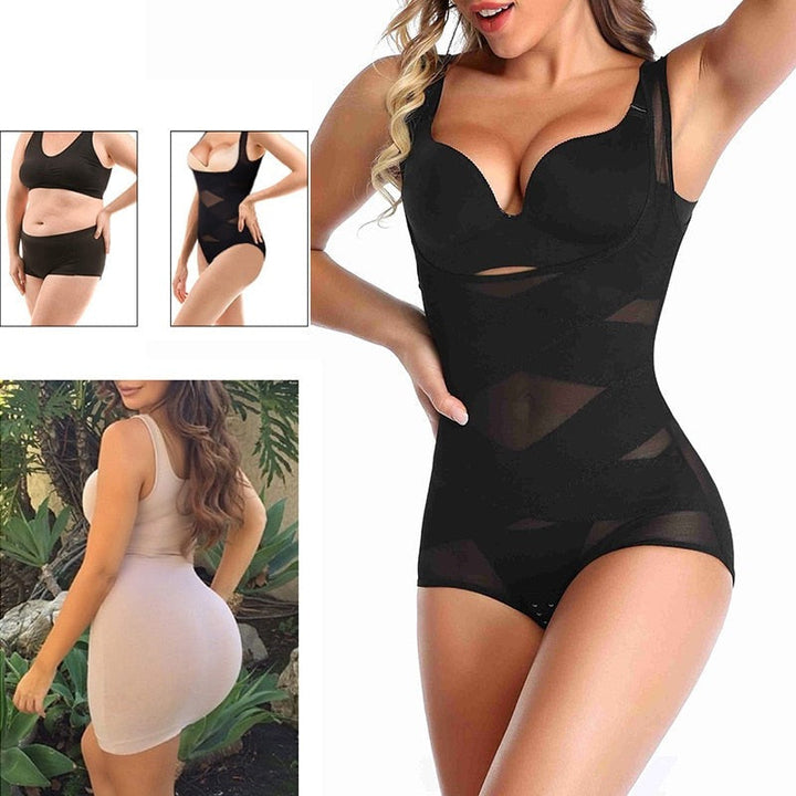 InShape | Women's Seamless Body Shaper-Black-M-State of Style