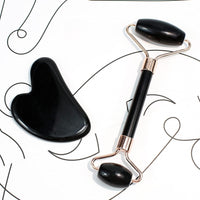 Instant Glow Gua Sha & Jade Roller Set-Groen-State of Style