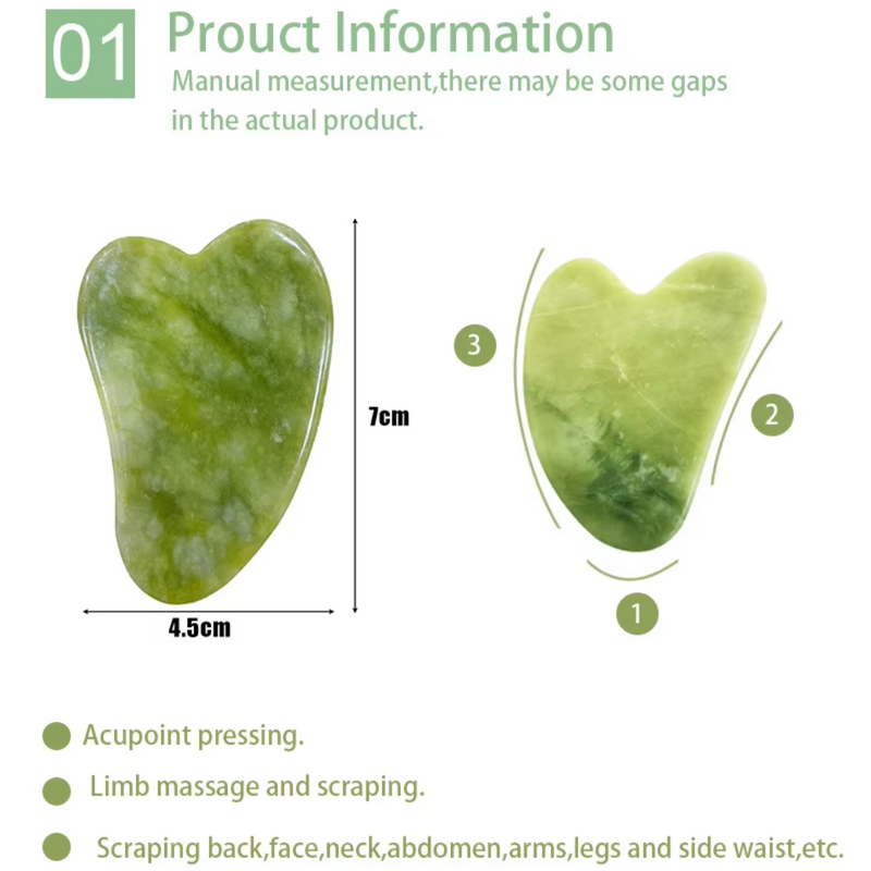 Instant Glow Gua Sha & Jade Roller Set-Groen-State of Style