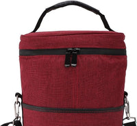 Insulated 2-Bottle Wine Cooler Tote Bag with Adjustable Strap – Buy 1, Take 1 FREE