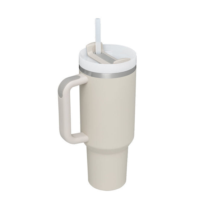Insulated Mug with Handle and Straw - ChillMate-Dunes-1200 ML-State of Style