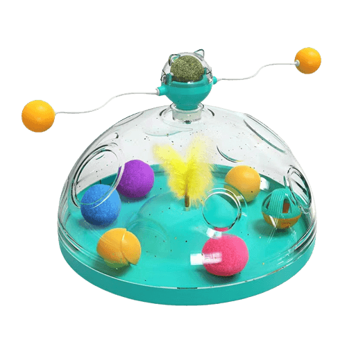 Interactive Cat Puzzle - WhirlPlay-Turquoise-State of Style