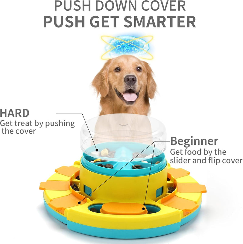 Interactive Dog Puzzle Feeder – Stimulate & Reward-Blue-State of Style