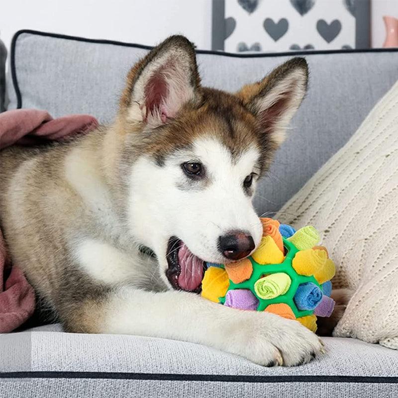 Interactive Dog Toy – SnuffleFun-Red-State of Style