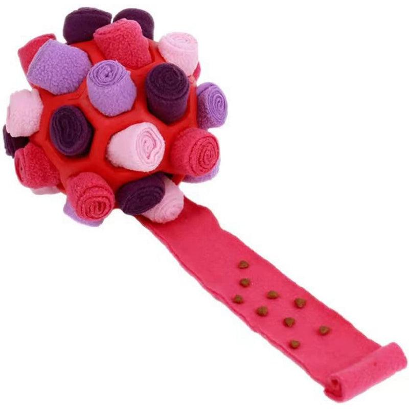 Interactive Dog Toy – SnuffleFun-Red-State of Style
