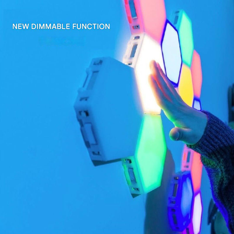 Interactive Hexagonal Lighting - GlowHex-3 Tiles-State of Style