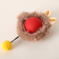 Interactive Hunter Ball for Cats - PouncePal-Plush Red-State of Style