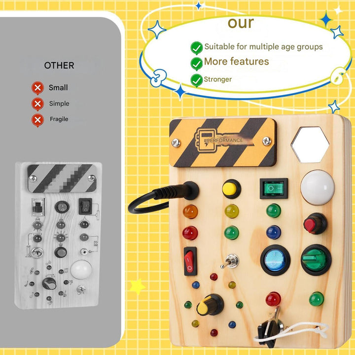 Interactive Montessori Board for Toddlers - BrightStart-State of Style