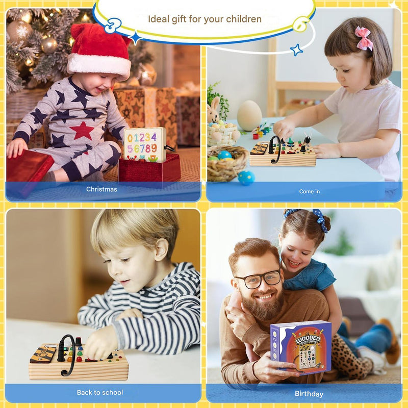 Interactive Montessori Board for Toddlers - BrightStart-State of Style