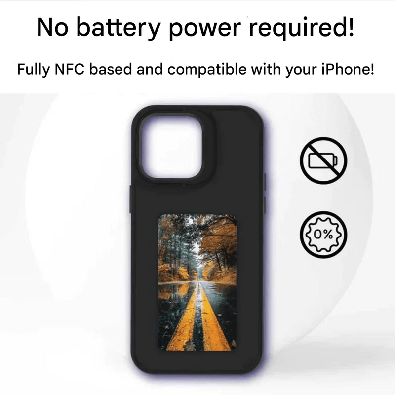 Interactive Photo iPhone Case - PixelShell-Black-iPhone 15-State of Style