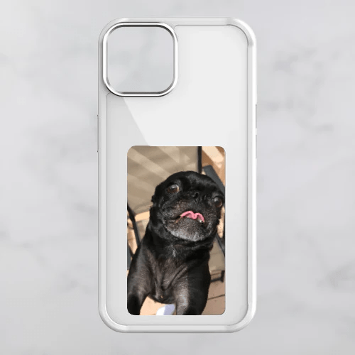 Interactive Photo iPhone Case - PixelShell-White-iPhone 15-State of Style