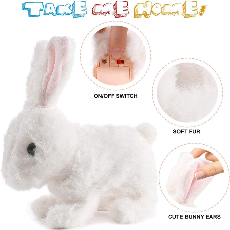Interactive Play Rabbit – Nola | Makes Sound and Moves-Pink-State of Style