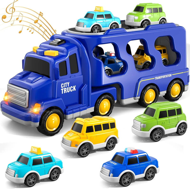 Interactive Truck with Light and Music - GlowRider-Blue-State of Style