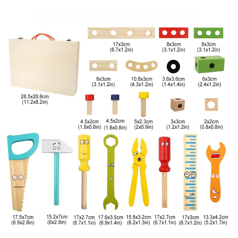 Interactive Wooden Building Set - MakerBox-State of Style