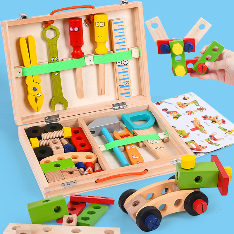 Interactive Wooden Construction Set - MakerBox-State of Style