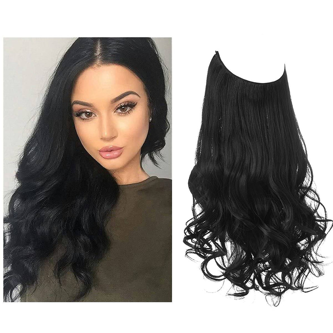 Invisible Hair Extensions - Veloura-Dark Black-35 CM-State of Style