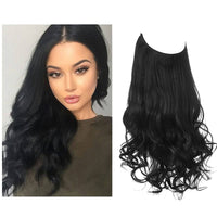 Invisible Hair Extensions - Veloura-Dark Black-35 CM-State of Style