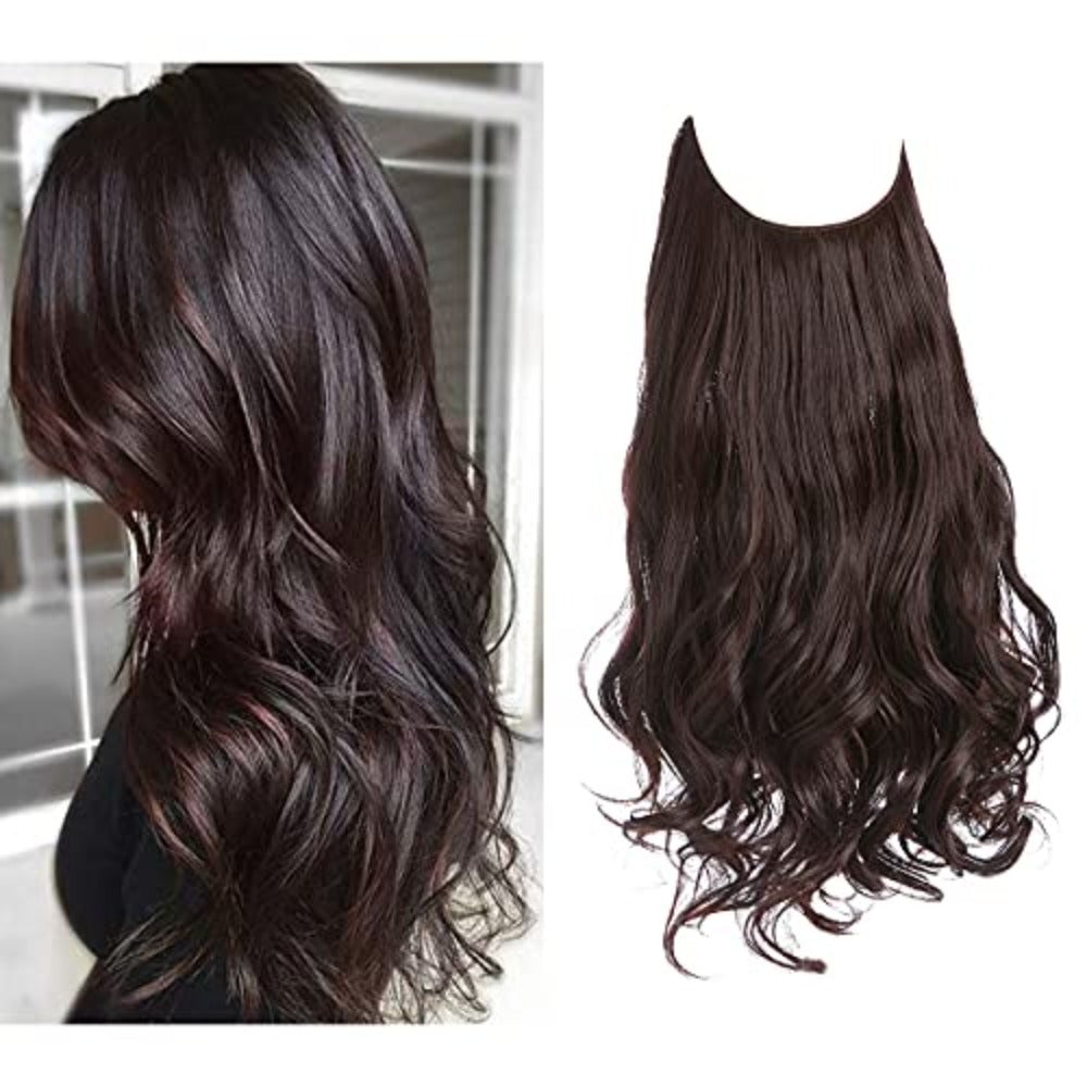 Invisible Hair Extensions - Veloura-Maroon-35 CM-State of Style