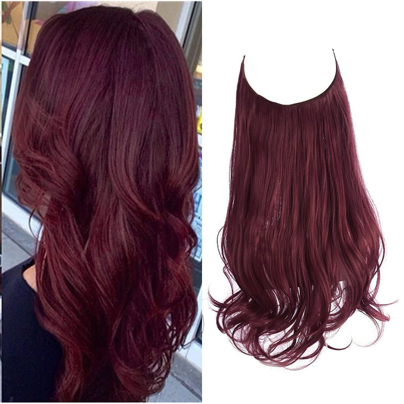 Invisible Hair Extensions - Veloura-Red-35 CM-State of Style