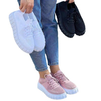 IrenesShoes | Women's Flexible Stretch Shoes-Black-5.0-State of Style