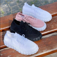 IrenesShoes | Women's Flexible Stretch Shoes-Black-5.0-State of Style