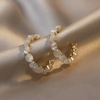 Iridescent Opal Earrings - Elegant Women's Jewellery-State of Style