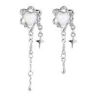 Irregular Heart Tassel Star Earrings - Unique Women's Jewellery-State of Style