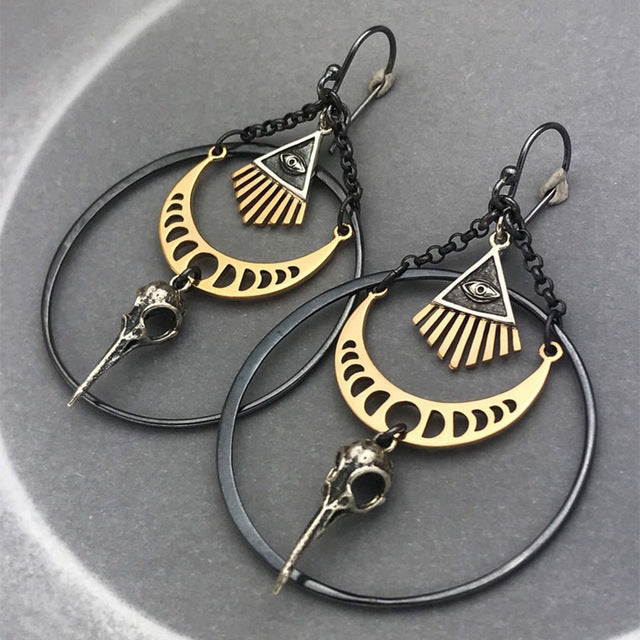Irregular Shaped Earrings | Unique Fashion Jewellery-Evil Eye 2-State of Style