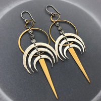 Irregular Shaped Earrings | Unique Fashion Jewellery-Kunoichi Ninja-State of Style