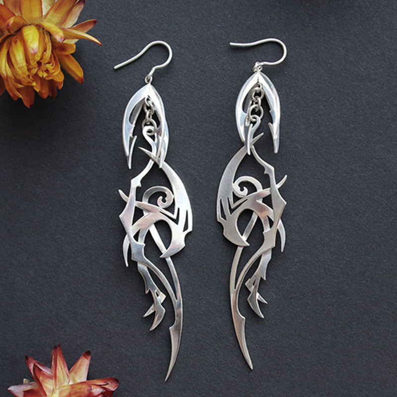 Irregular Shaped Earrings | Unique Fashion Jewellery-Kunoichi Ninja-State of Style
