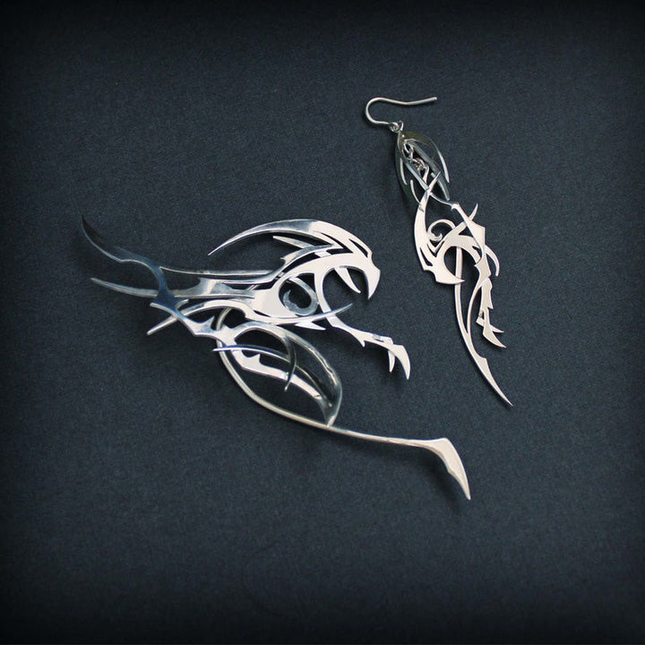 Irregular Shaped Earrings | Unique Fashion Jewellery-Kunoichi Ninja-State of Style