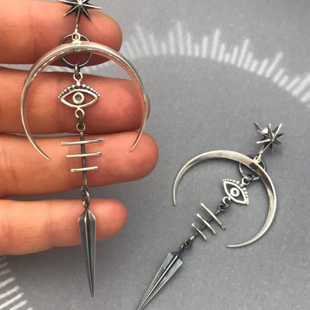 Irregular Shaped Earrings | Unique Fashion Jewellery-Kunoichi Ninja-State of Style