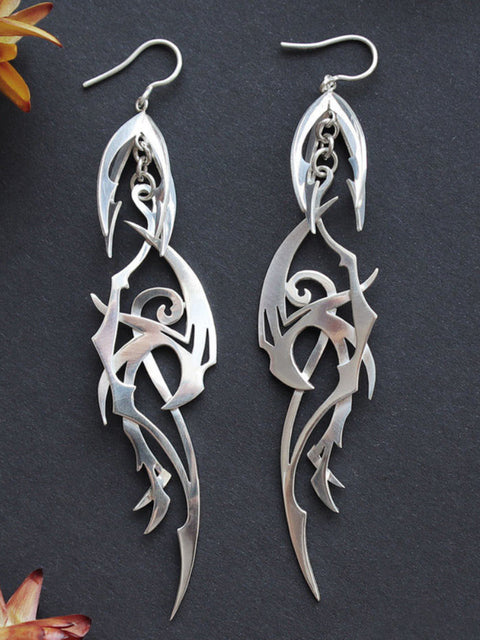 Irregular Shaped Earrings | Unique Fashion Jewellery-Kunoichi Ninja-State of Style