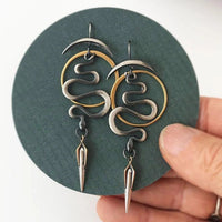 Irregular Shaped Earrings | Unique Fashion Jewellery-Snake Style-State of Style