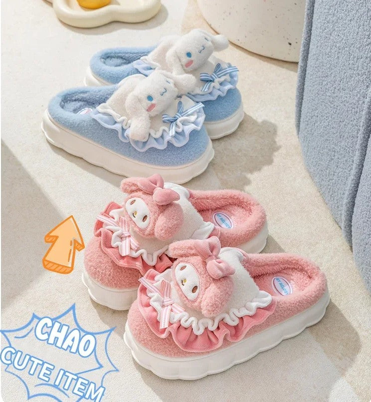 Isabel Slippers | Cute & Warm-Blue-5.0 - 6.0 (22 cm)-State of Style